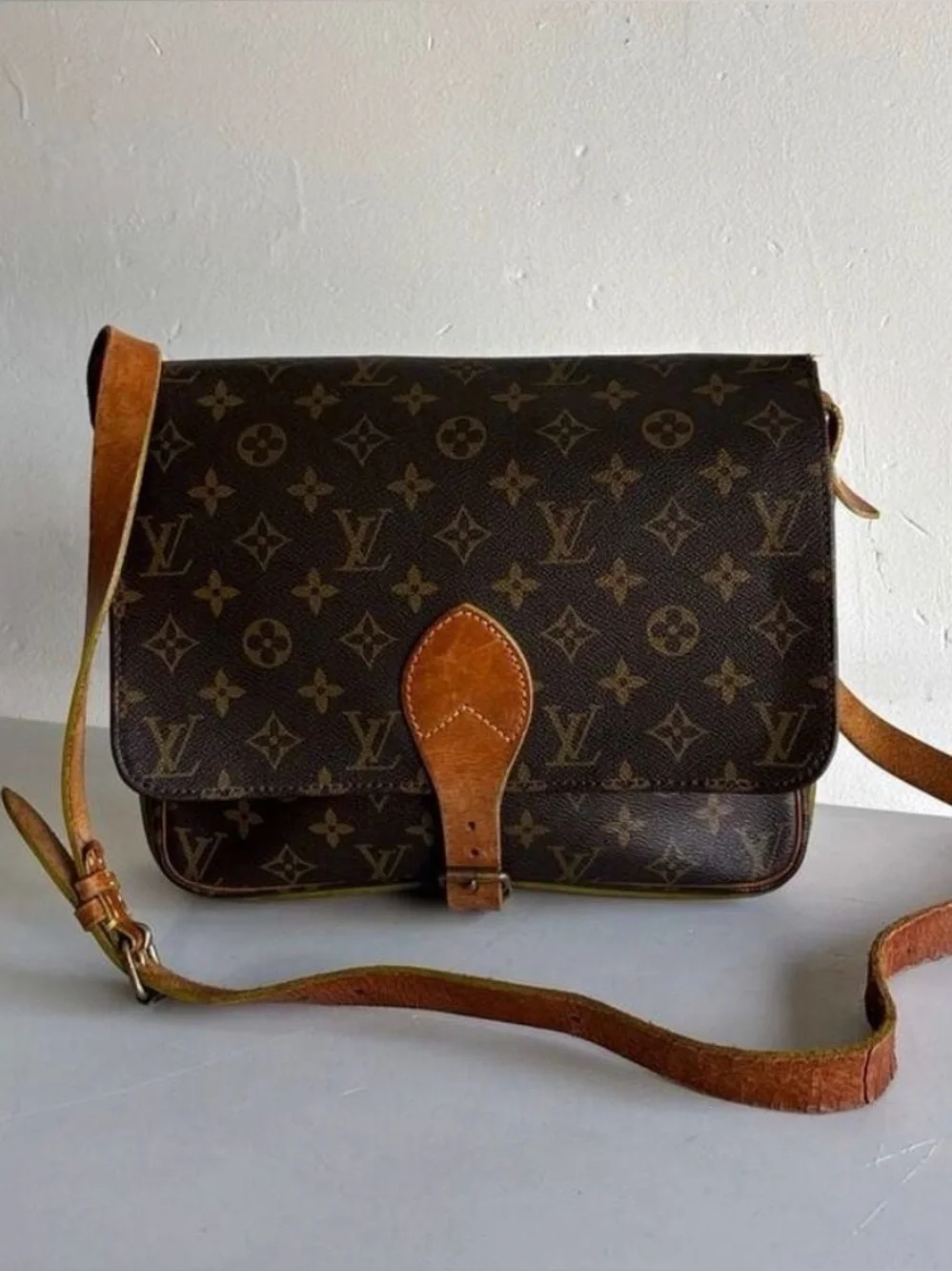 Louis Vuitton Pre-Owned 1991 Cartesier GM Crossbody Bag